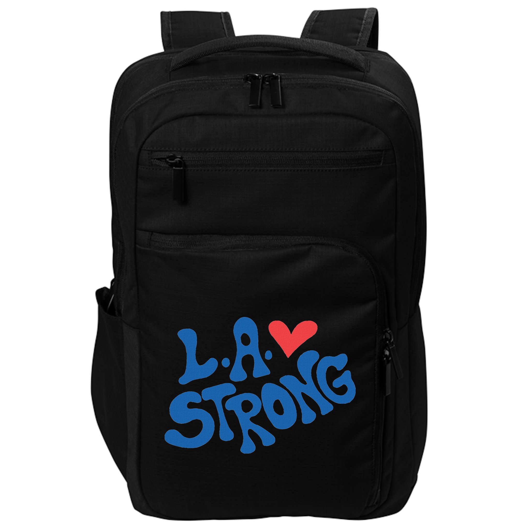 Love La Heart Los Angeles Strong Supportive Impact Tech Backpack