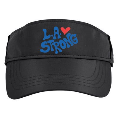 Love La Heart Los Angeles Strong Supportive Adult Drive Performance Visor