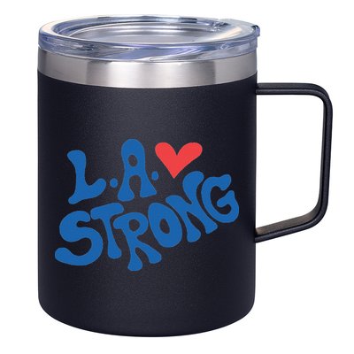Love La Heart Los Angeles Strong Supportive 12oz Stainless Steel Coffee Mug