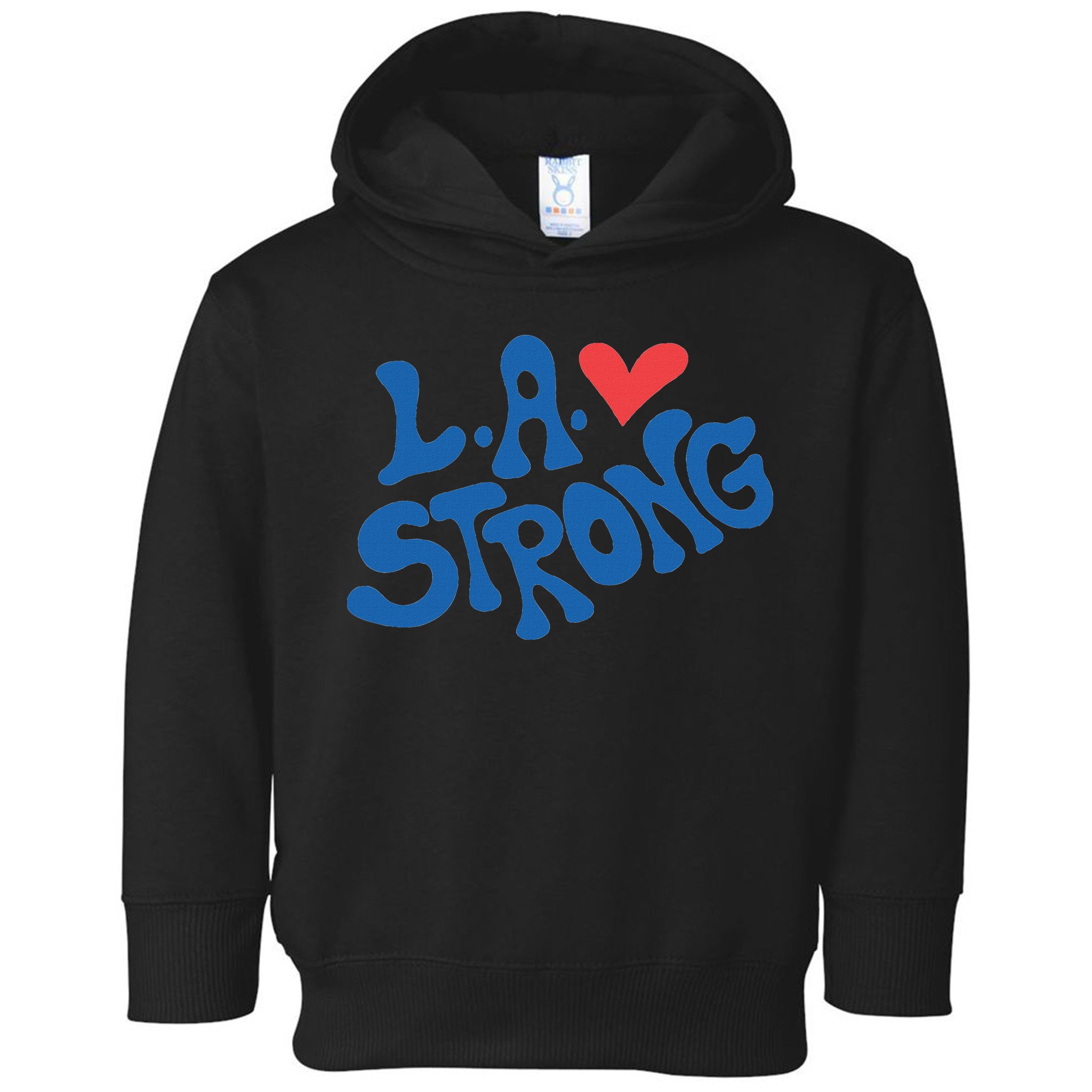 Love La Heart Los Angeles Strong Supportive Toddler Hoodie