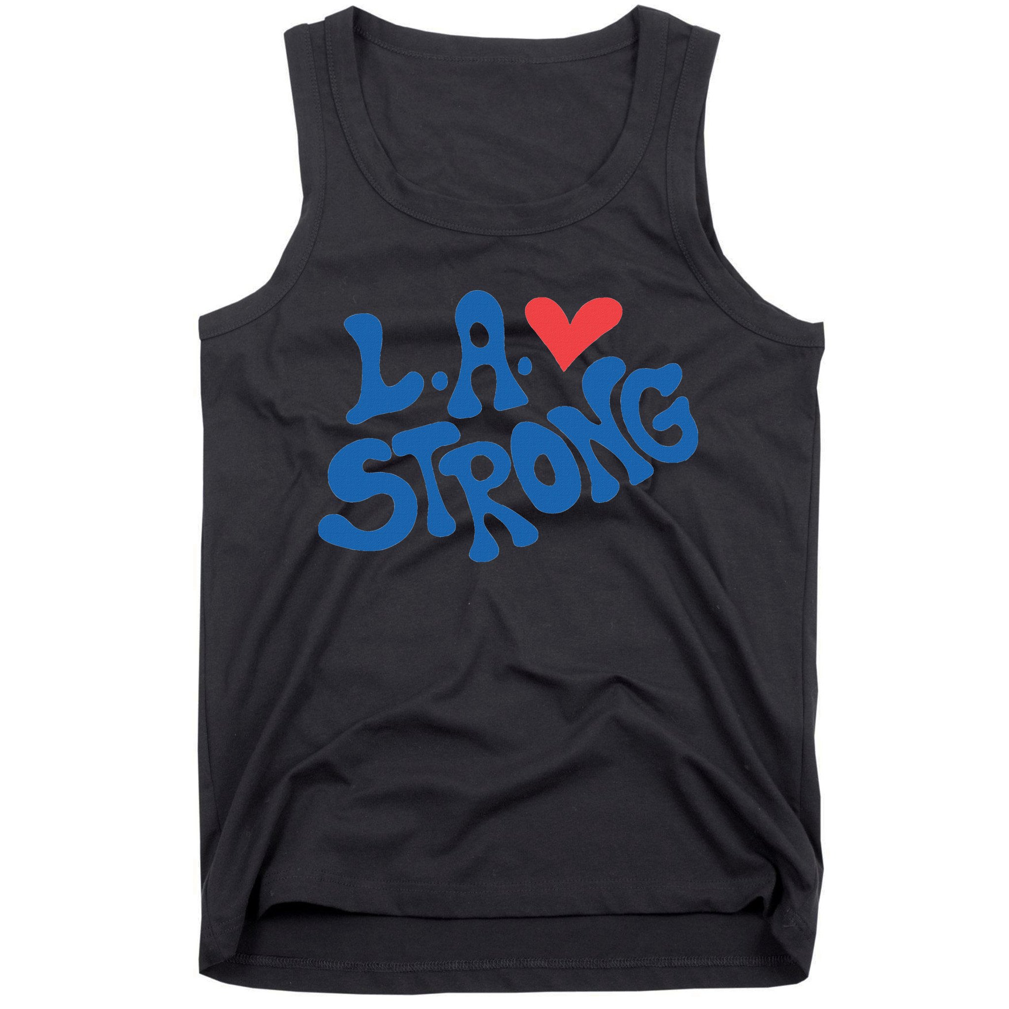 Love La Heart Los Angeles Strong Supportive Tank Top