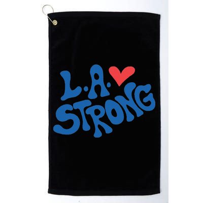 Love La Heart Los Angeles Strong Supportive Golf Towel