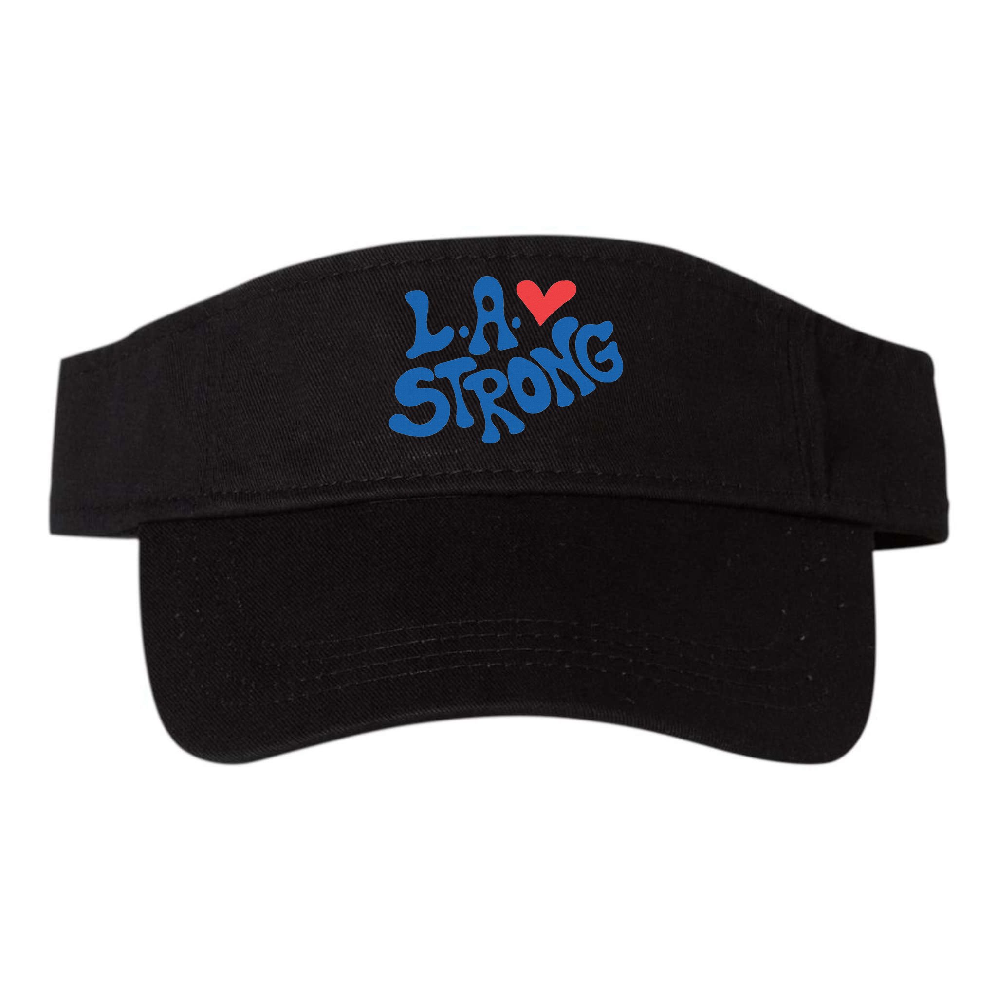 Love La Heart Los Angeles Strong Supportive Visor