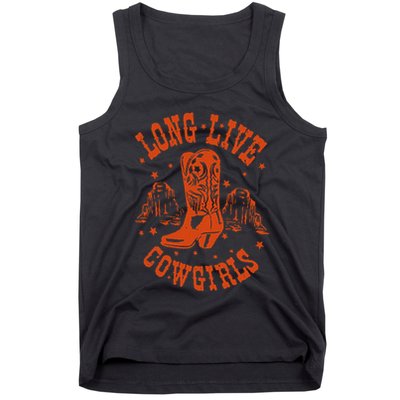 Long Live Howdy Rodeo Western Country Southern Cow Tank Top