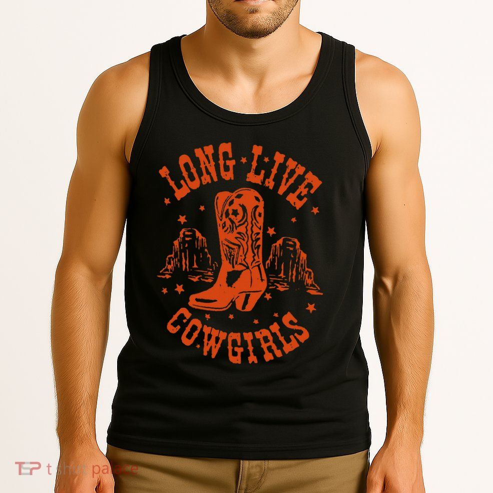 Long Live Howdy Rodeo Western Country Southern Cow Tank Top