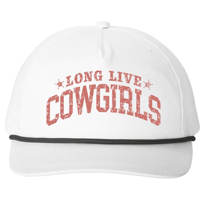 Long Live Howdy Rodeo Western Country Southern Cowgirls Snapback Five-Panel Rope Hat