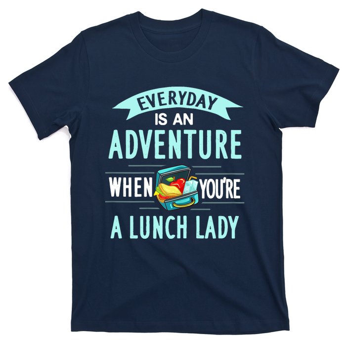 Lunch Lady Holiday Gift School Cafeteria Worker T-Shirt