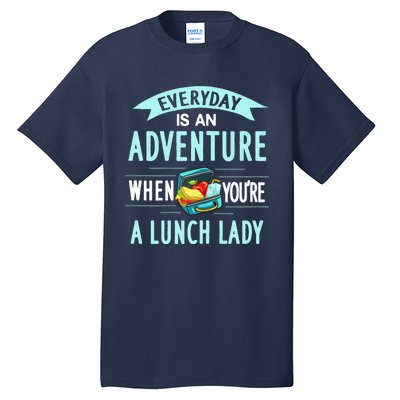 Lunch Lady Holiday Gift School Cafeteria Worker Tall T-Shirt