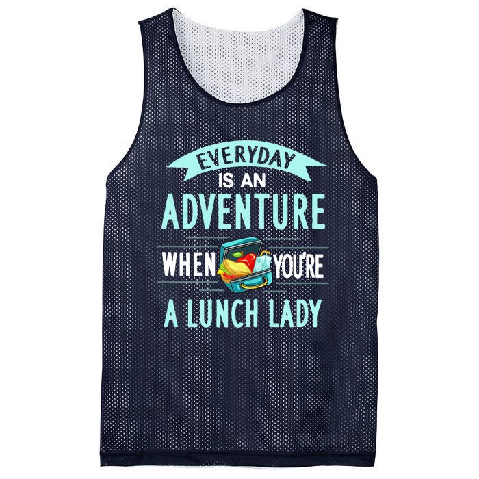 Lunch Lady Holiday Gift School Cafeteria Worker Mesh Reversible Basketball Jersey Tank