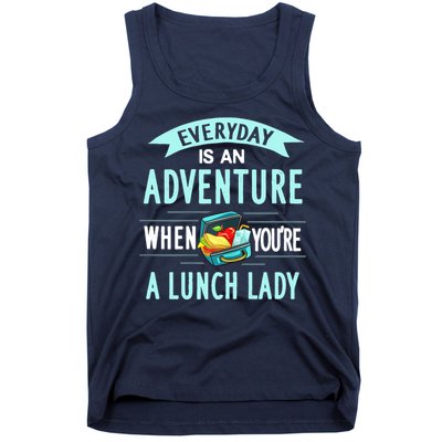 Lunch Lady Holiday Gift School Cafeteria Worker Tank Top