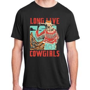 Long Live Howdy Cowgirl Western Country Cowboy Adult ChromaSoft Performance T-Shirt