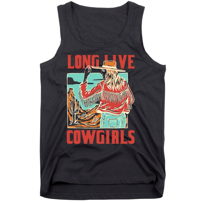 Long Live Howdy Cowgirl Western Country Cowboy Tank Top