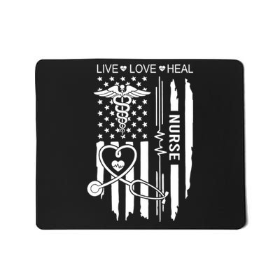 Live Love Heal Nurse Week Gift Nurse Nurse Gift Appreciation Nurse Mousepad