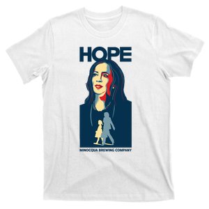 Laura Loomer Hope Kamala Harris Minocqua Brewing Company T-Shirt