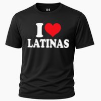 Latinas Love Heart shaped Latin Pride Design Cooling Performance Crew T-Shirt
