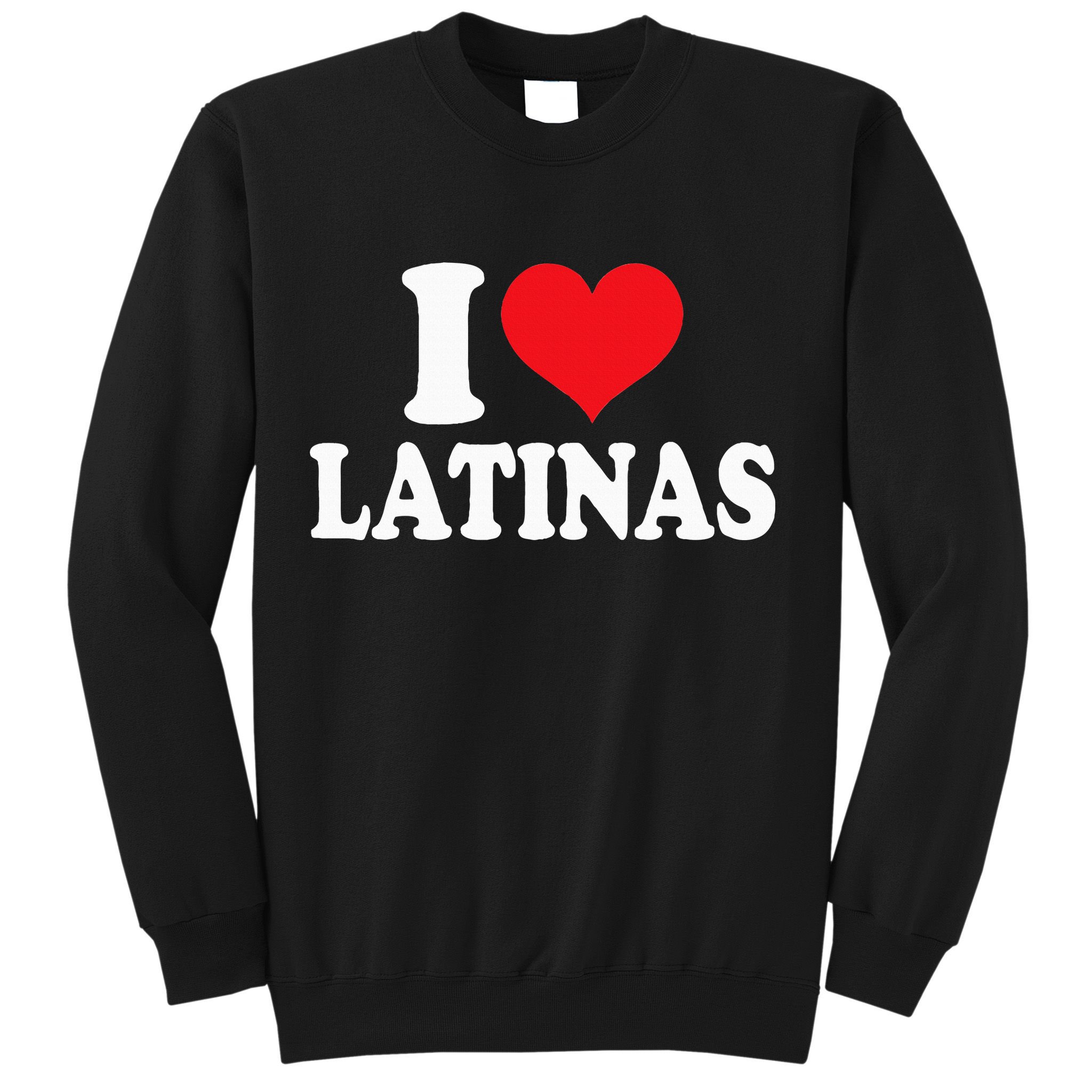 Latinas Love Heart shaped Latin Pride Design Sweatshirt