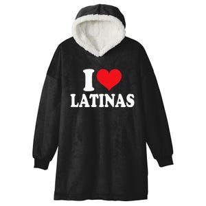 Latinas Love Heart shaped Latin Pride Design Hooded Wearable Blanket