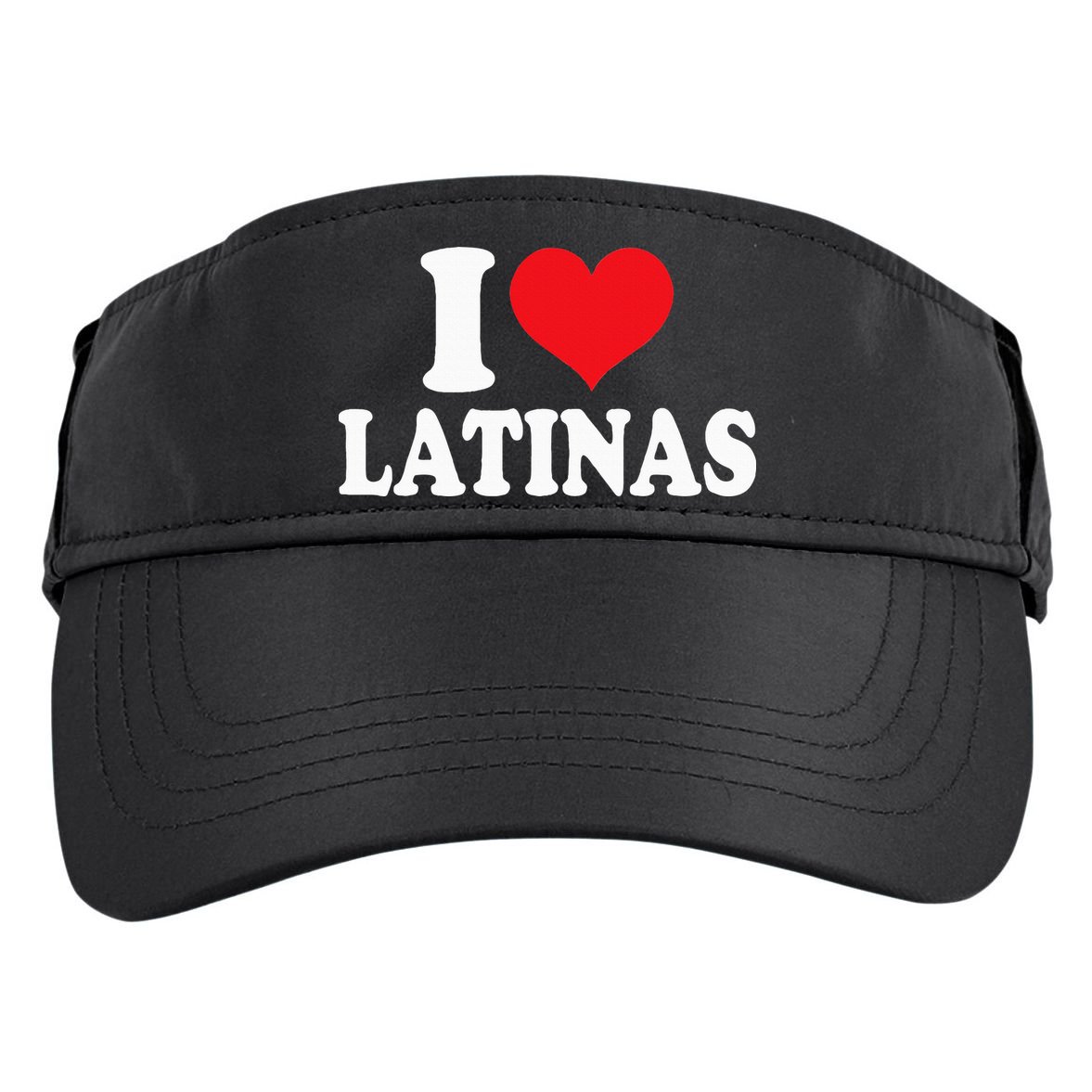 Latinas Love Heart shaped Latin Pride Design Adult Drive Performance Visor