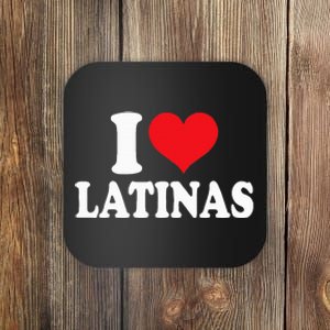 Latinas Love Heart shaped Latin Pride Design Coaster