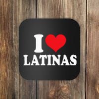 Latinas Love Heart shaped Latin Pride Design Coaster