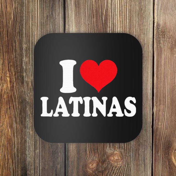 Latinas Love Heart shaped Latin Pride Design Coaster