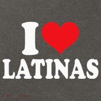 Latinas Love Heart shaped Latin Pride Design Cotton Canvas Backpack