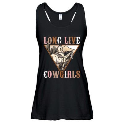 Long Live Howdy Rodeo Western Country Southern Cowgirls Ladies Essential Flowy Tank