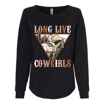 Long Live Howdy Rodeo Western Country Southern Cowgirls Womens California Wash Sweatshirt