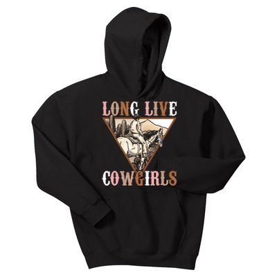 Long Live Howdy Rodeo Western Country Southern Cowgirls Kids Hoodie