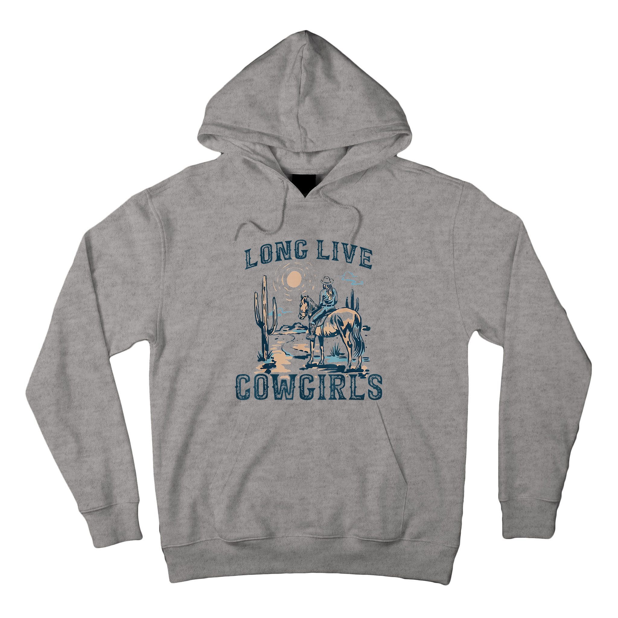 Long Live Howdy Rodeo Western Country Southern Cowgirls Tall Hoodie
