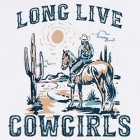 Long Live Howdy Rodeo Western Country Southern Cowgirls Button