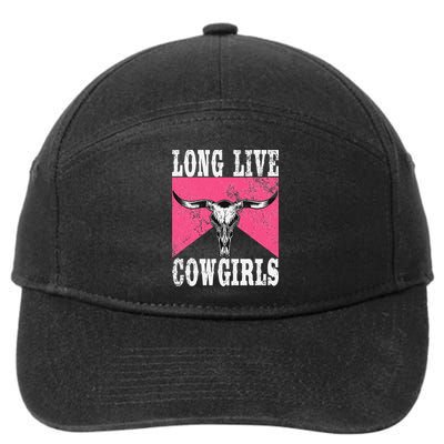 Long Live Howdy Rodeo Western Country 7-Panel Snapback Hat