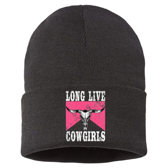 Long Live Howdy Rodeo Western Country Sustainable Knit Beanie