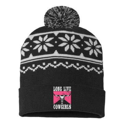 Long Live Howdy Rodeo Western Country USA-Made Snowflake Beanie