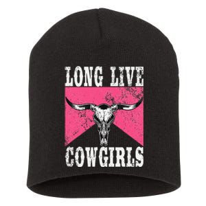 Long Live Howdy Rodeo Western Country Short Acrylic Beanie