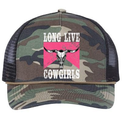 Long Live Howdy Rodeo Western Country Retro Rope Trucker Hat Cap