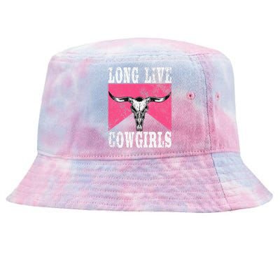 Long Live Howdy Rodeo Western Country Tie-Dyed Bucket Hat