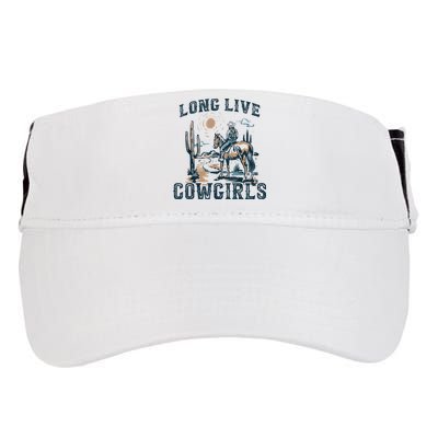 Long Live Howdy Rodeo Western Country Southern Cowgirls Adult Drive Performance Visor