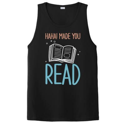 Library Lady Haha Made You Read Librarians School Librarians Meaningful Gift PosiCharge Competitor Tank