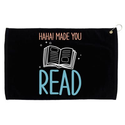 Library Lady Haha Made You Read Librarians School Librarians Meaningful Gift Grommeted Golf Towel