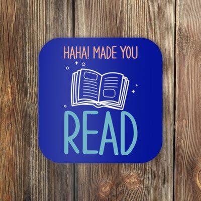 Library Lady Haha Made You Read Librarians School Librarians Meaningful Gift Coaster