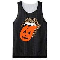 Leopard Lips Halloween Lips Vampire Mouth Pumpkin Tongue Mesh Reversible Basketball Jersey Tank