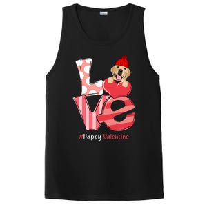 Love Labrador Happy Valentine Day Labrador Lover Gift PosiCharge Competitor Tank