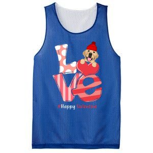 Love Labrador Happy Valentine Day Labrador Lover Gift Mesh Reversible Basketball Jersey Tank