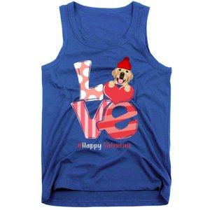 Love Labrador Happy Valentine Day Labrador Lover Gift Tank Top