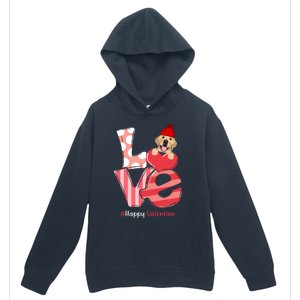 Love Labrador Happy Valentine Day Labrador Lover Gift Urban Pullover Hoodie