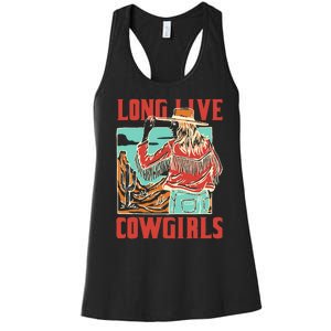 Long Live Howdy Cowgirls Western Country Women's Racerback Tank