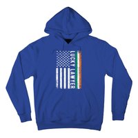 Lucky Lawyer Irish American Flag St Patricks Day Gift Hoodie