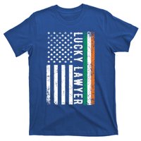 Lucky Lawyer Irish American Flag St Patricks Day Gift T-Shirt