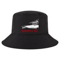 Longshore Life Ilwu Cranes Containers Utr Cool Comfort Performance Bucket Hat